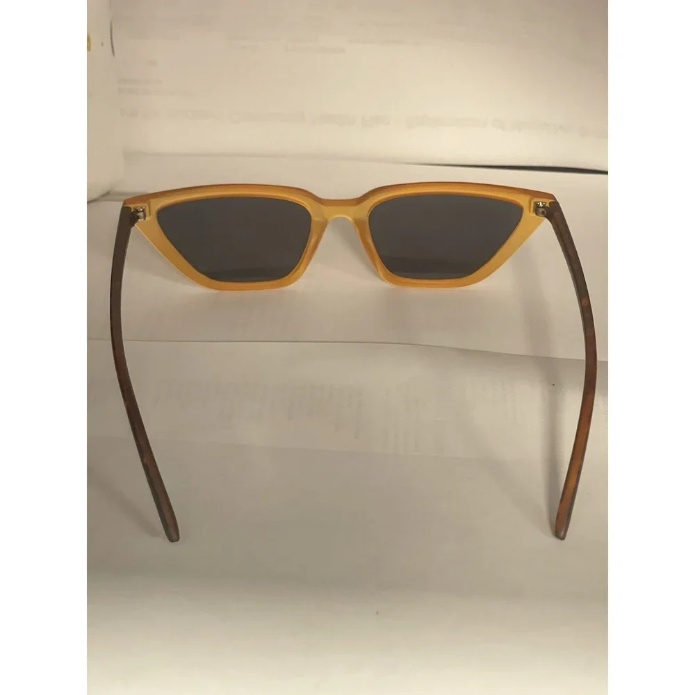 Womens Burnt Orange /black Fashion Cat Eye Sunglasses‎